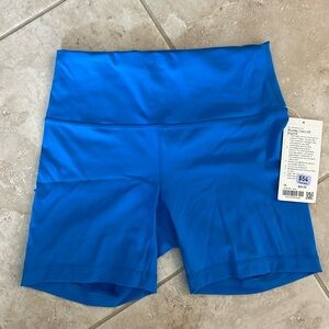 Lululemon Wunder Train Short 6” Poolside Blue